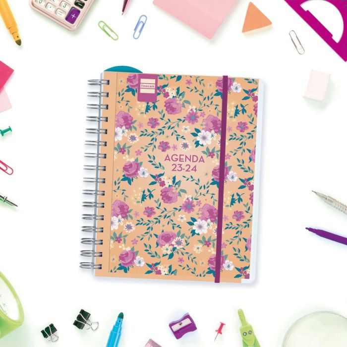 Agenda Finocam Flowers 2023-2024 Docente 15,5 x 21,2 cm Multicolor Cuarto 10 Agenda Finocam Flowers 2023-2024 Docente 15,5 x 21,2 cm Multicolor Cuarto 10