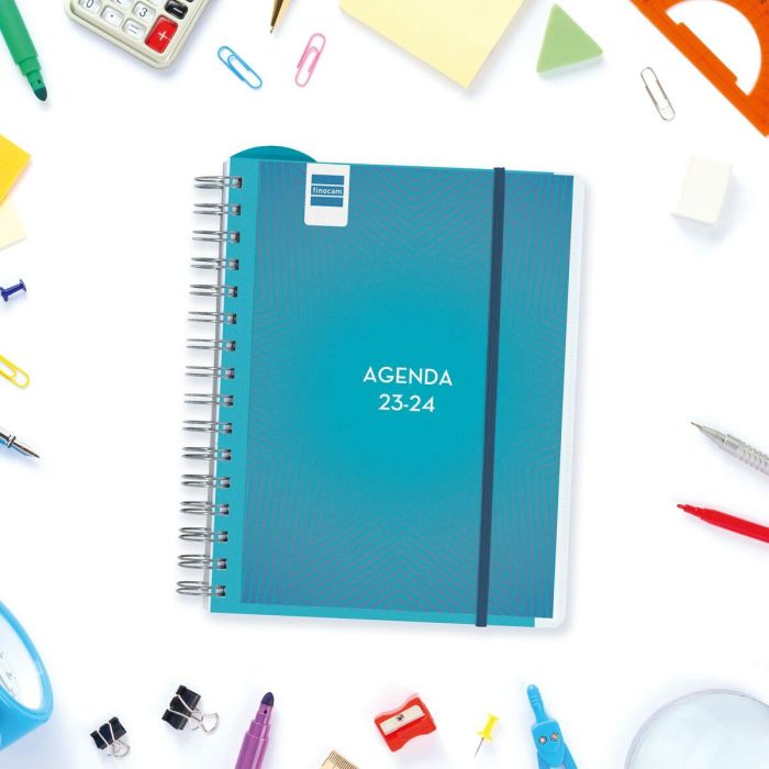 Agenda Finocam 2023-2024 Docente 15,5 x 21,2 cm Azul Cuarto 7 Agenda Finocam 2023-2024 Docente 15,5 x 21,2 cm Azul Cuarto 7