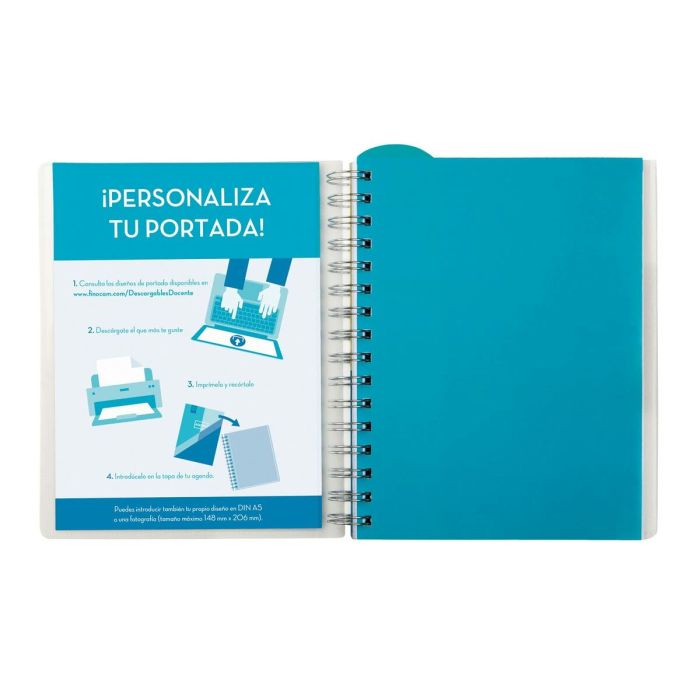 Agenda Finocam 2023-2024 Docente 15,5 x 21,2 cm Azul Cuarto 10 Agenda Finocam 2023-2024 Docente 15,5 x 21,2 cm Azul Cuarto 10