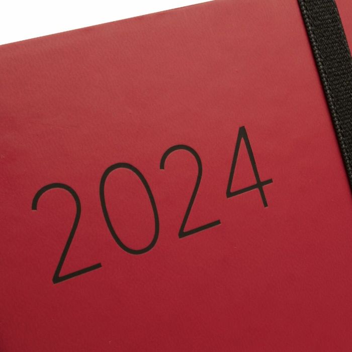 Agenda Finocam Flexi 2024 Rojo 11,8 x 16,8 cm 2