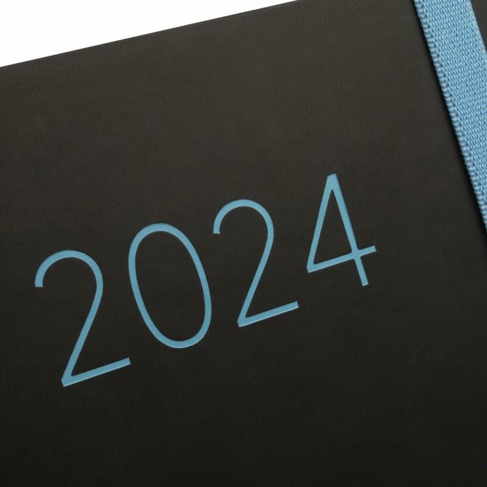 Agenda Finocam Flexi 2024 Negro 11,8 x 16,8 cm 2