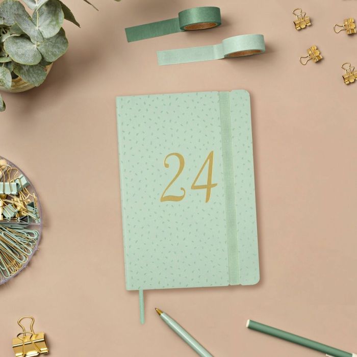 Agenda Finocam Flexy Joy Confeti 2024 Verde Claro 11,8 x 16,8 cm 4 Agenda Finocam Flexy Joy Confeti 2024 Verde Claro 11,8 x 16,8 cm 4