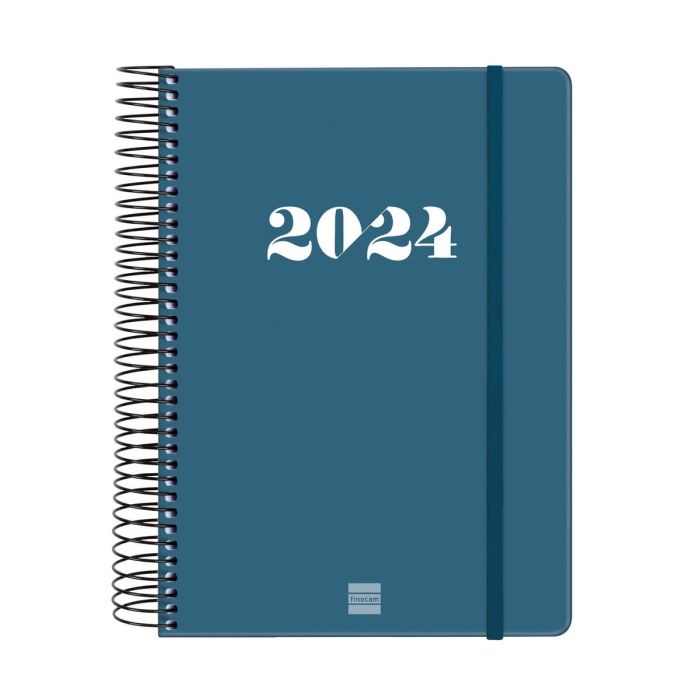Finocam agenda espiral my e10 1dp 155x212mm azul 2024 Finocam agenda espiral my e10 1dp 155x212mm azul 2024