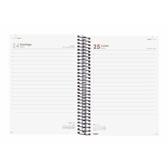 Agenda Finocam Opaque 2024 Marrón A5 15,5 x 21,2 cm 1 Agenda Finocam Opaque 2024 Marrón A5 15,5 x 21,2 cm 1