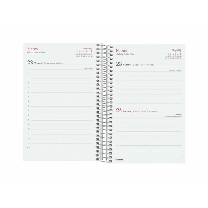 Agenda Finocam Design Collection Ahora 2024 Multicolor 11,7 x 18,1 cm 1 Agenda Finocam Design Collection Ahora 2024 Multicolor 11,7 x 18,1 cm 1