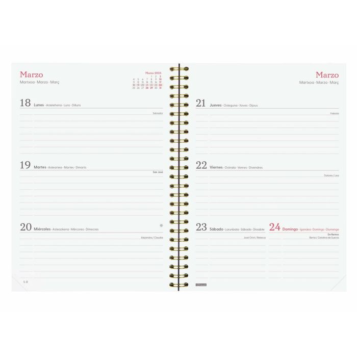 Agenda Finocam You Flower 2024 Multicolor A5 15,5 x 21,2 cm 3 Agenda Finocam You Flower 2024 Multicolor A5 15,5 x 21,2 cm 3