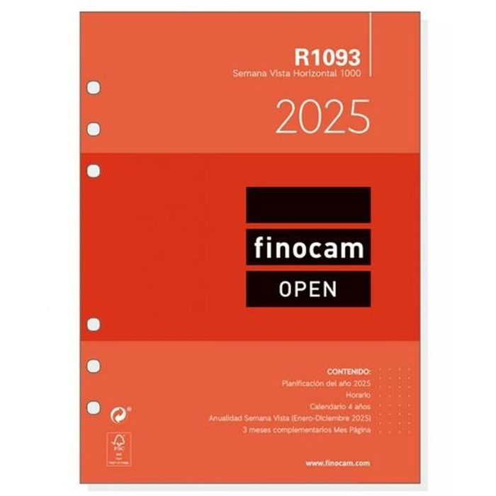 Finocam Recambio Anual Open R1093 1000-155x215 mm Svh 2025