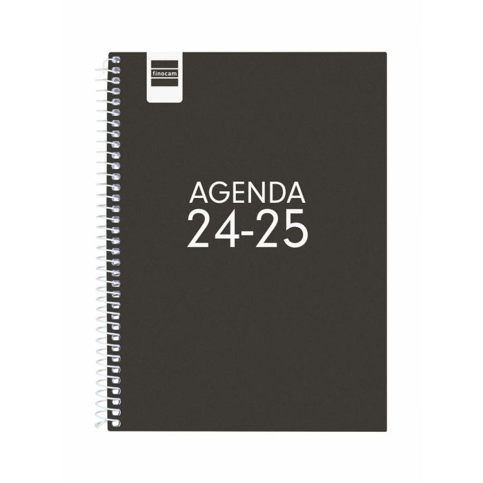 Agenda Finocam COOL Negro Cuarto 15,5 x 21,2 cm 2024-2025 5