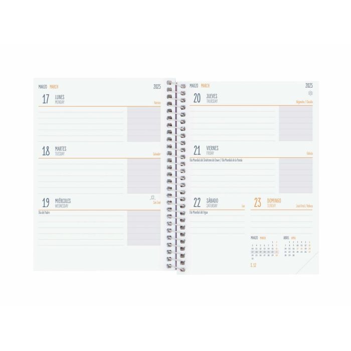 Agenda Finocam Exotic Multicolor 1/8 12 x 16,4 cm 2024-2025 1