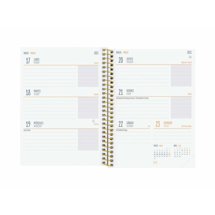 Agenda Finocam 8º SVH Multicolor 1/8 12 x 16,4 cm 2024-2025 1