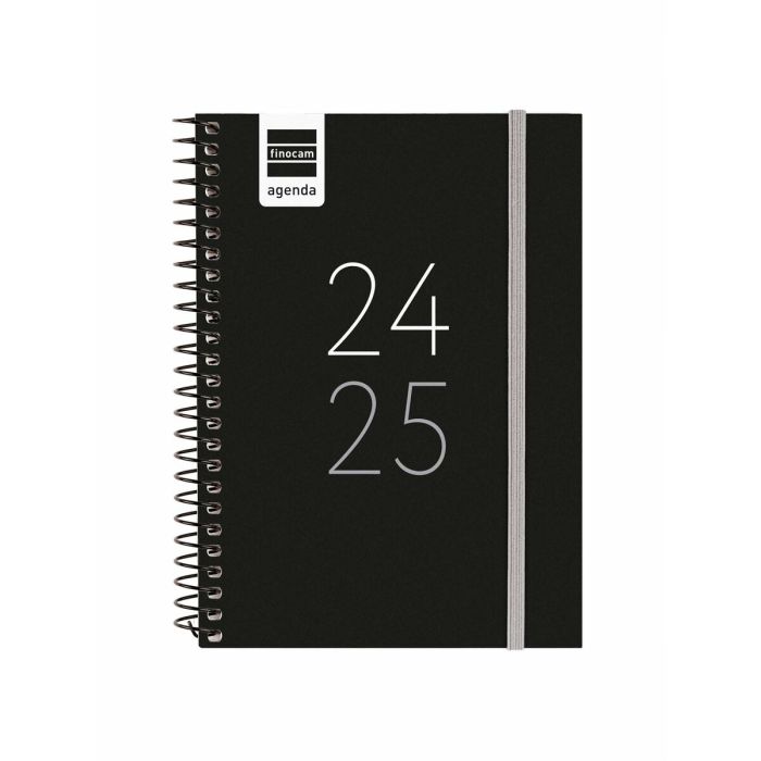 Agenda Finocam Negro 1/8 12 x 16,4 cm 2024-2025 6