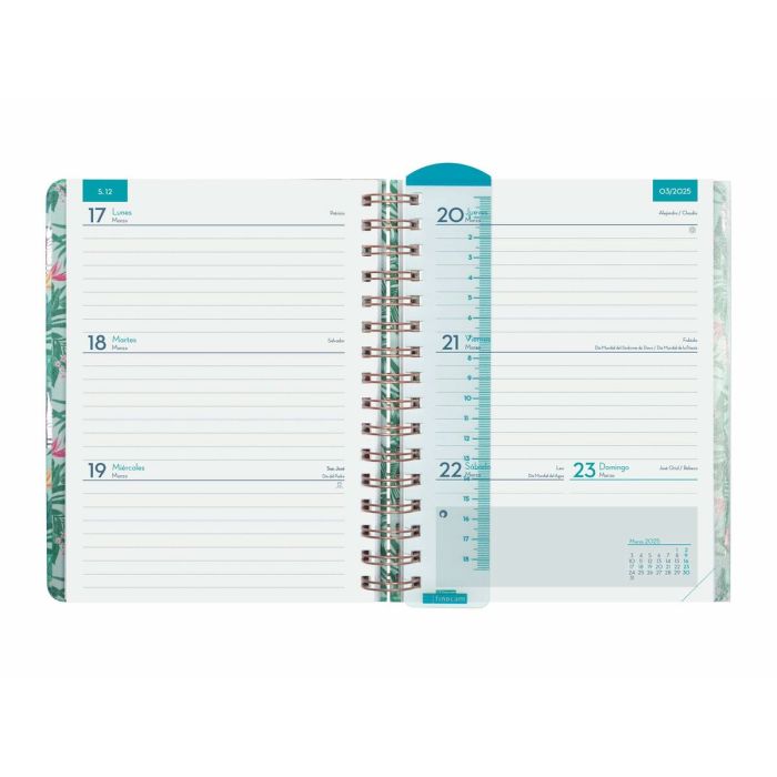 Agenda Finocam Tropic Multicolor A5 2024-2025 Docente (1 unidad) 4