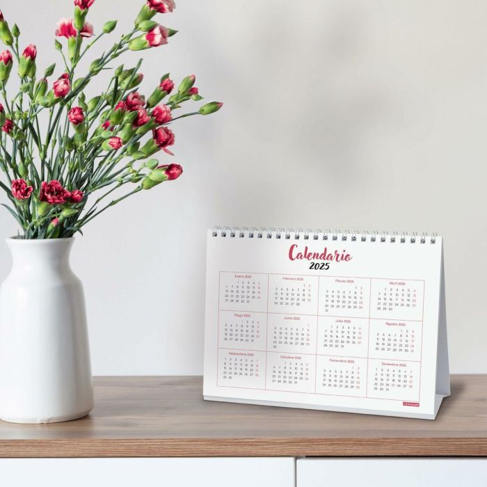 Calendario de Sobremesa Finocam CHIC Blanco Papel 21 x 15 cm 2025 5