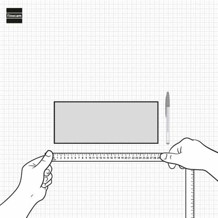 Planificador anual Finocam Gris Papel 29 x 11,6 cm 1