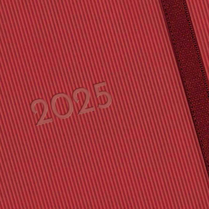 Agenda Finocam MINIMAL Rojo 11,8 x 16,8 cm 2025 2