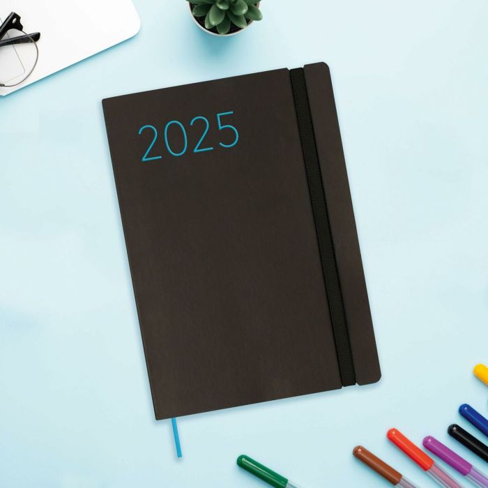 Agenda Finocam FLEXI Negro A5 14,8 x 21 cm 2025 Lisa 7 Agenda Finocam FLEXI Negro A5 14,8 x 21 cm 2025 Lisa 7