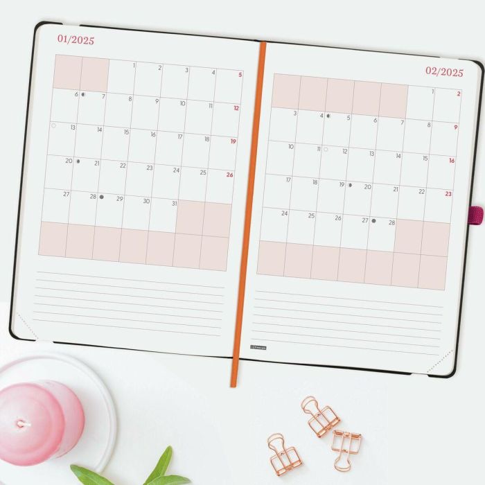 Agenda Finocam Capri Svv Happy A5 14,8 x 21 cm 2025 5