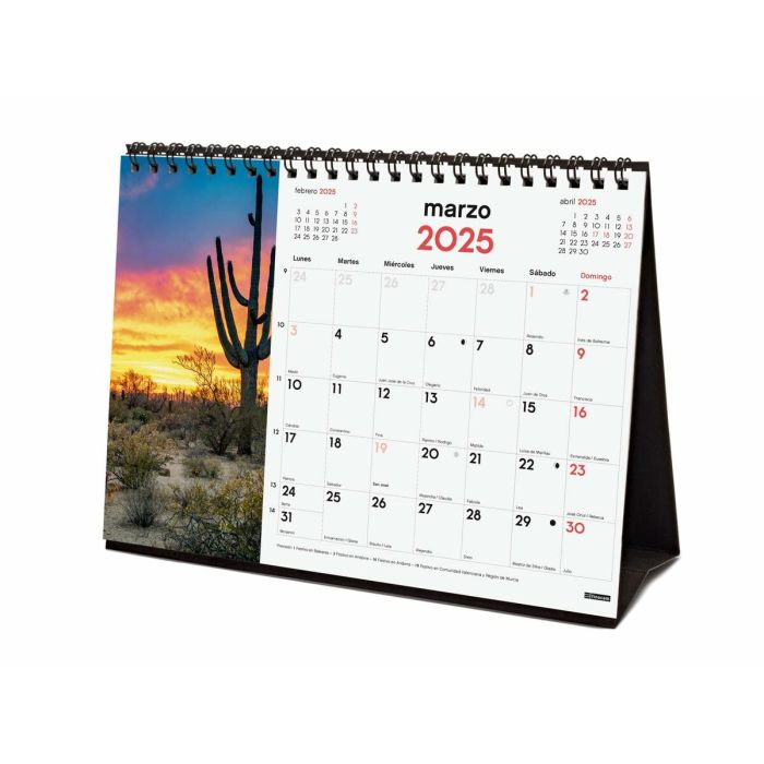 Calendario de Sobremesa Finocam ATARDECERES MÁGICOS Multicolor Papel 21 x 15 cm 2025 4