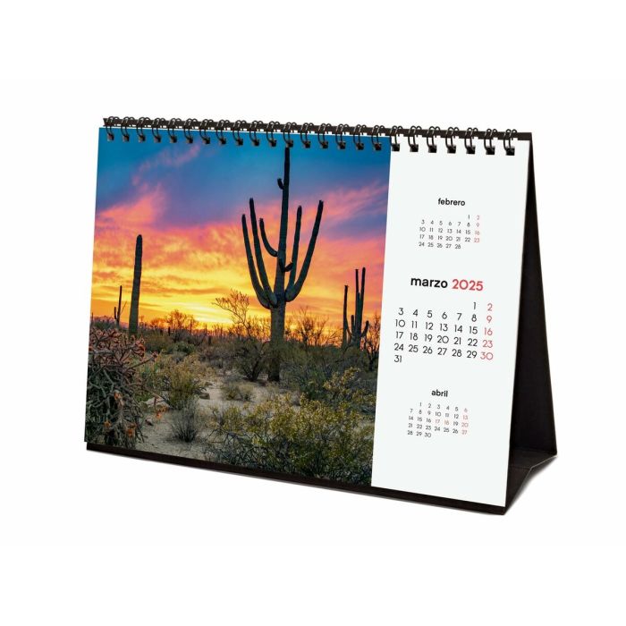 Calendario de Sobremesa Finocam ATARDECERES MÁGICOS Multicolor Papel 21 x 15 cm 2025 3