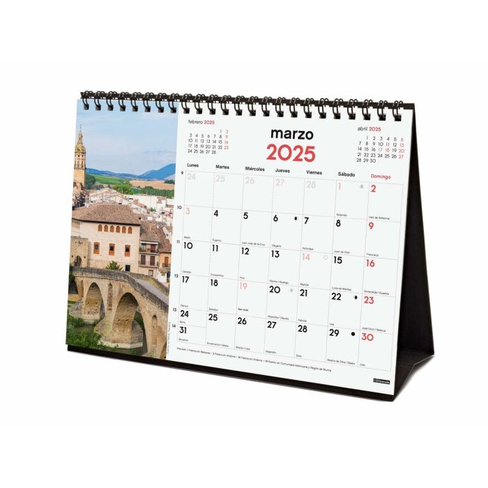 Calendario de Sobremesa Finocam CAMINO DE SANTIAGO Multicolor Papel 21 x 15 cm 2025 4