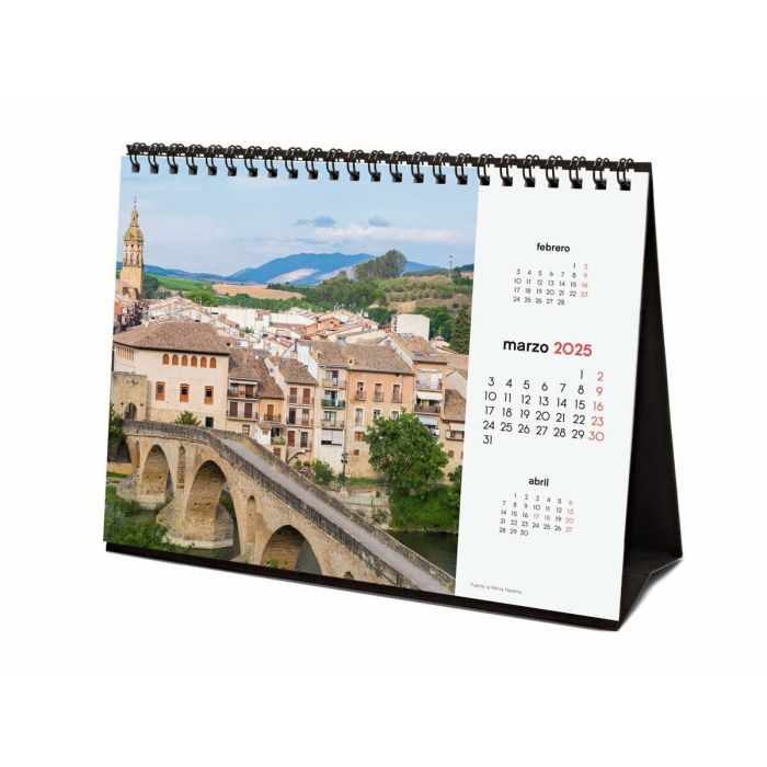 Calendario de Sobremesa Finocam CAMINO DE SANTIAGO Multicolor Papel 21 x 15 cm 2025 3