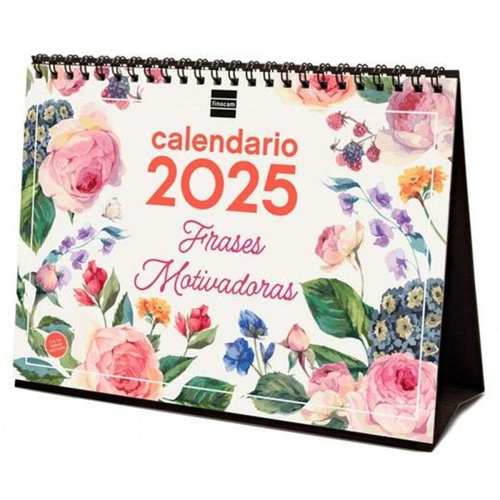 Finocam Calendario De Sobremesa Para Escribir S-210x150 mm Imágenes Frases Motivadoras 2025