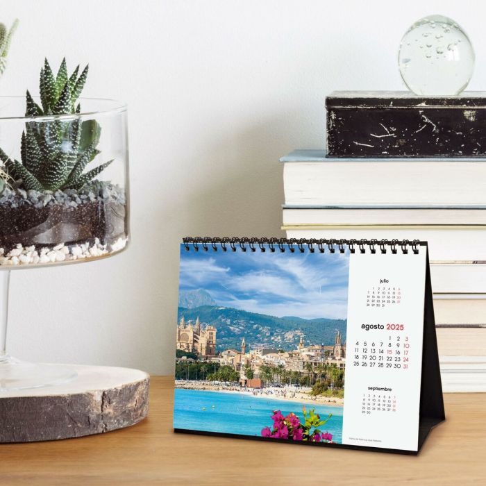 Calendario de Sobremesa Finocam CIUDADES CON ENCANTO Multicolor Papel 21 x 15 cm 2025 5