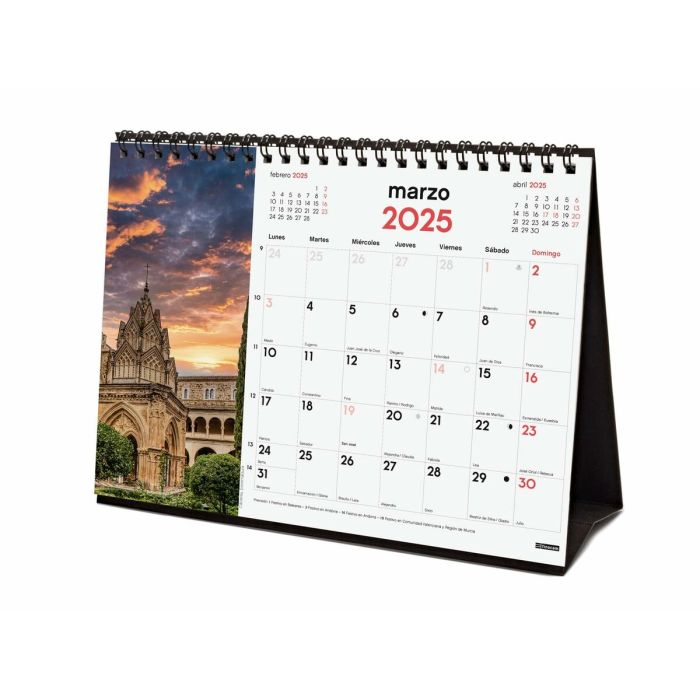 Calendario de Sobremesa Finocam CIUDADES CON ENCANTO Multicolor Papel 21 x 15 cm 2025 4