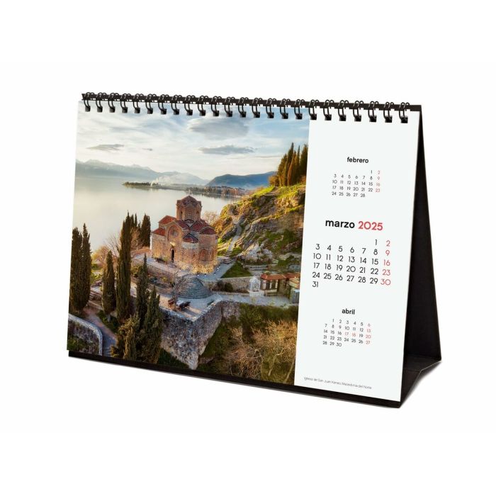 Calendario de Sobremesa Finocam MARAVILLAS DEL MUNDO Multicolor Papel 21 x 15 cm 2025 3