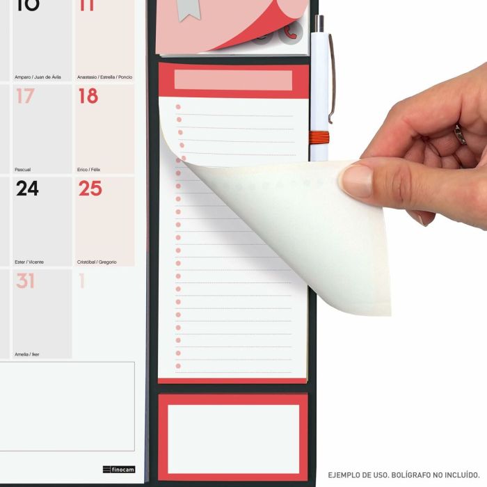 Calendario de pared Finocam Papel 2025 21,5 x 32,5 cm 3