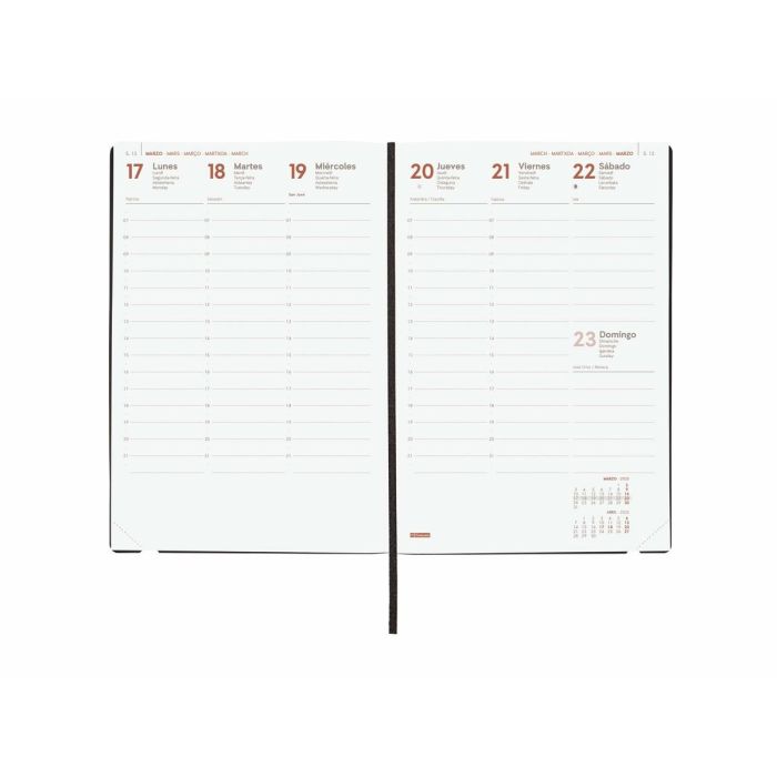 Agenda Finocam DYNAMIC MARA Y10 Fucsia A5 14 x 20,4 cm 2025 3