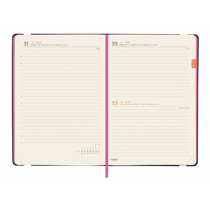 Agenda Finocam FLEXI JOY A5 14,8 x 21 cm 2025 Floral 4