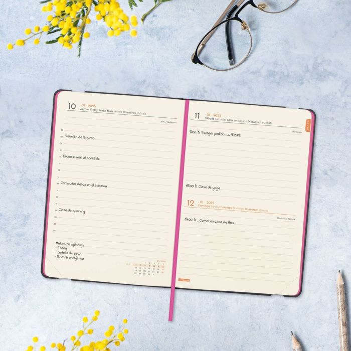 Agenda Finocam FLEXI JOY 11,8 x 16,8 cm 2025 Floral 6