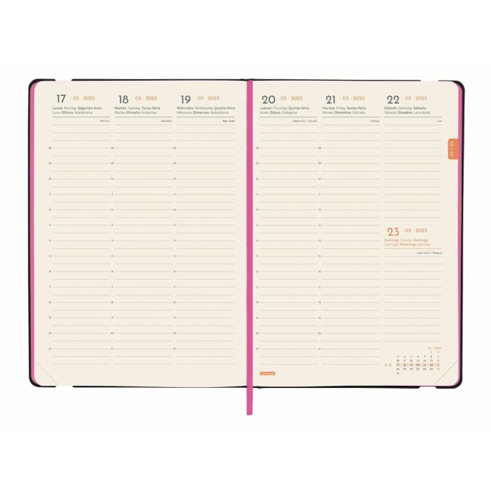 Agenda Finocam FLEXI JOY A5 14,8 x 21 cm 2025 Floral 4