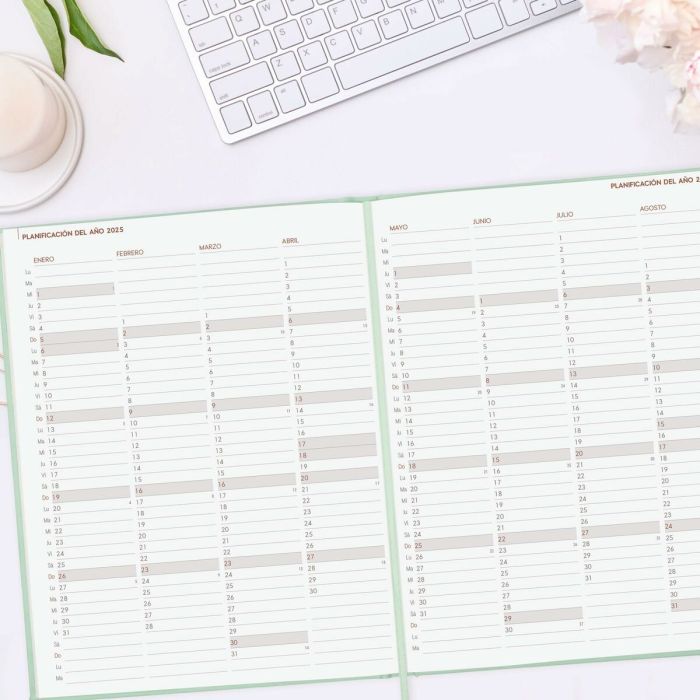 Agenda Finocam Dynamic London Y12 Menta 21 x 27 cm 2025 4 Agenda Finocam Dynamic London Y12 Menta 21 x 27 cm 2025 4
