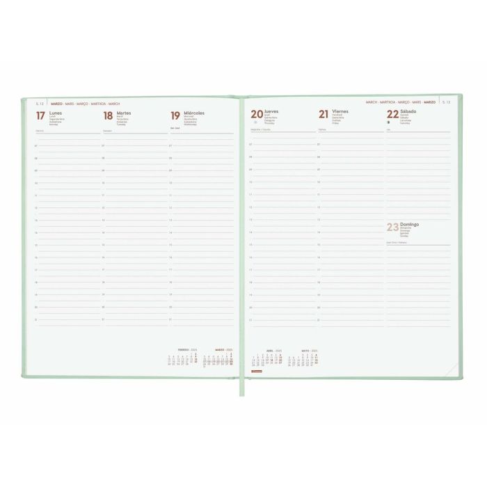 Agenda Finocam Dynamic London Y12 Menta 21 x 27 cm 2025 3 Agenda Finocam Dynamic London Y12 Menta 21 x 27 cm 2025 3