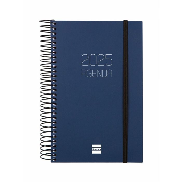 Agenda Finocam OPAQUE Azul 11,7 x 18,1 cm 2025 1