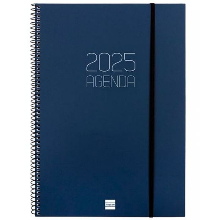 Finocam Agenda Anual Opaque Espiral E40-210x297 mm Svv Azul 2025