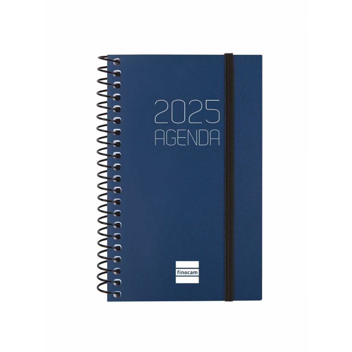 Agenda Finocam OPAQUE Azul Mini 7,9 x 12,7 cm 2025 1