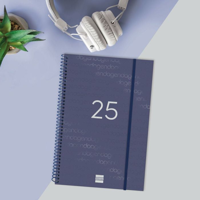 Agenda Finocam YEAR Azul 16,5 x 24,2 cm 2025 5