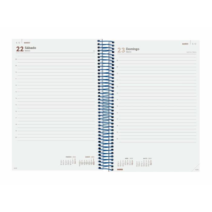 Agenda Finocam YEAR Azul 16,5 x 24,2 cm 2025 2