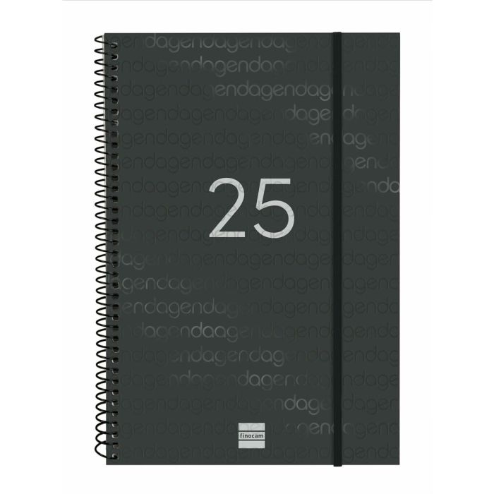 Agenda Finocam YEAR Negro 16,5 x 24,2 cm 2025 6