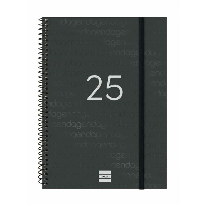 Agenda Finocam YEAR Negro A5 15,5 x 21,2 cm 2025 6