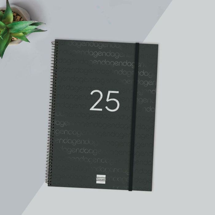 Agenda Finocam YEAR Negro A4 21 x 29,7 cm 2025 5