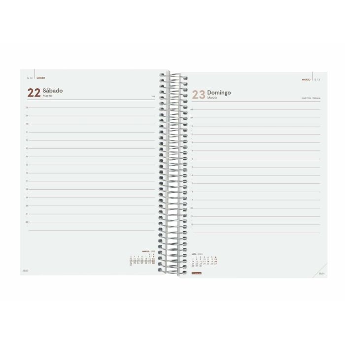 Agenda Finocam YEAR Rojo A5 15,5 x 21,2 cm 2025 2