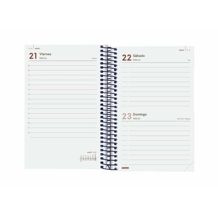 Agenda Finocam YEAR Azul 11,7 x 18,1 cm 2025 2