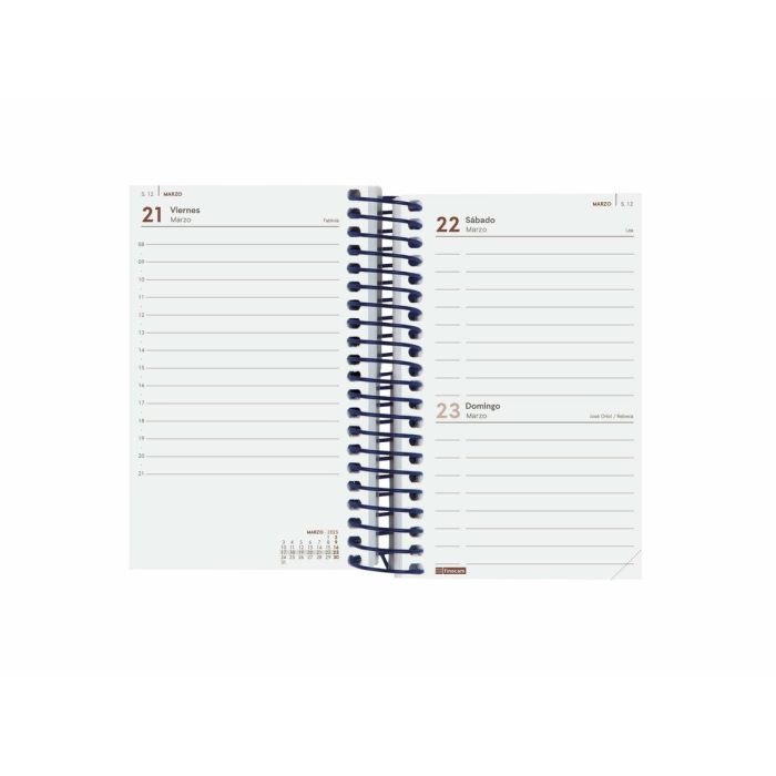 Agenda Finocam YEAR Azul Mini 7,9 x 12,7 cm 2025 2