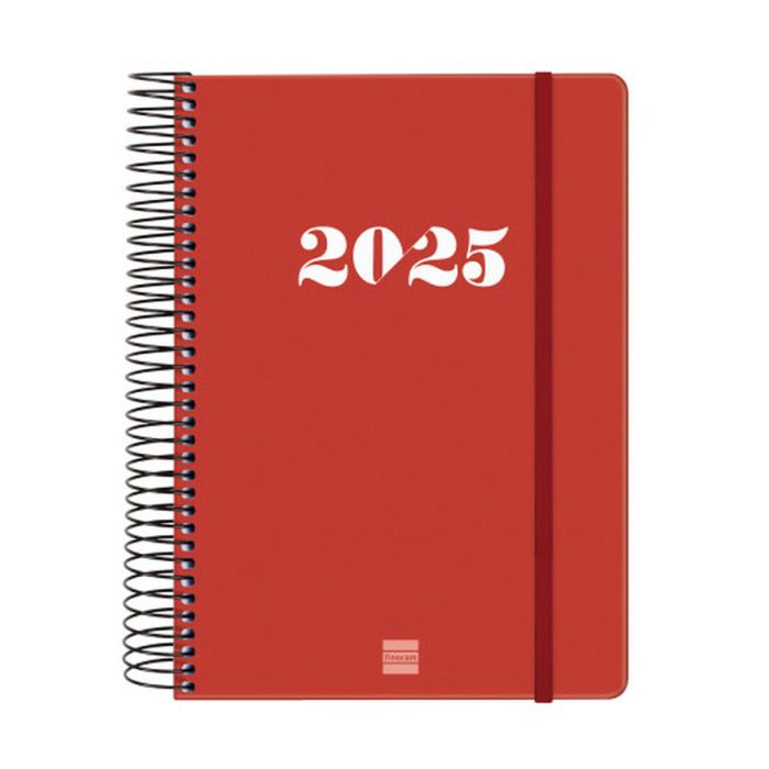 Finocam Agenda Anual My Espiral E10-155x212 mm 1Dp Rojo 2025