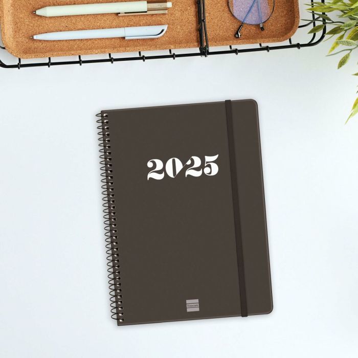 Agenda Finocam MY E10 Negro A5 15,5 x 21,2 cm 2025 6