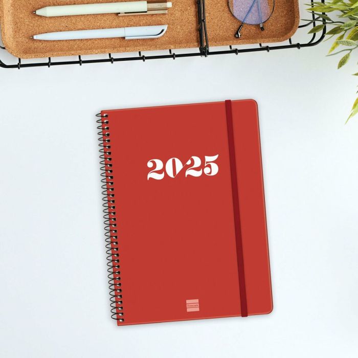 Agenda Finocam MY E10 Rojo A5 15,5 x 21,2 cm 2025 6